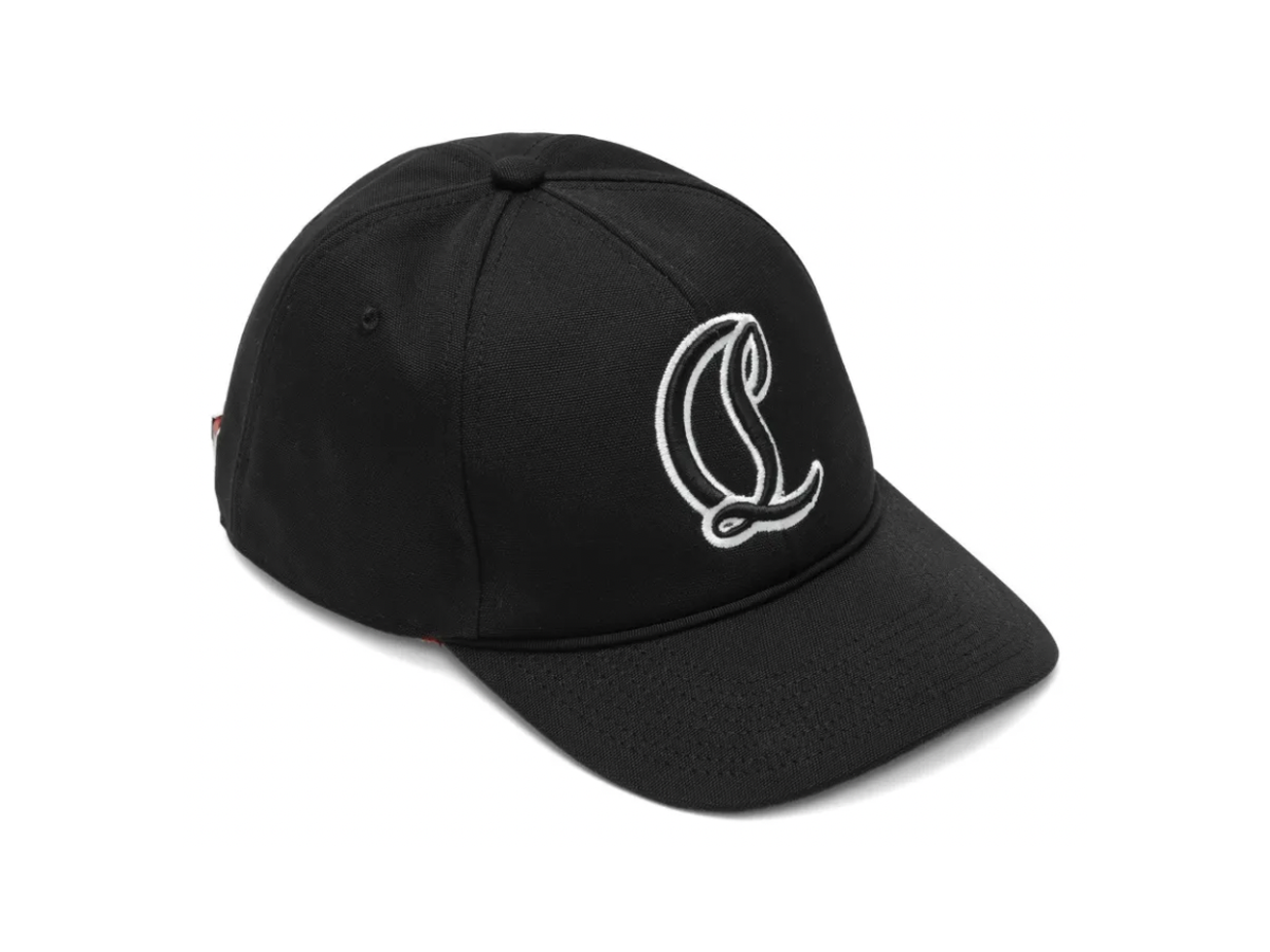 Christian Louboutin Christian Louboutin Mooncrest Ivy AC Baseball Cap — Black