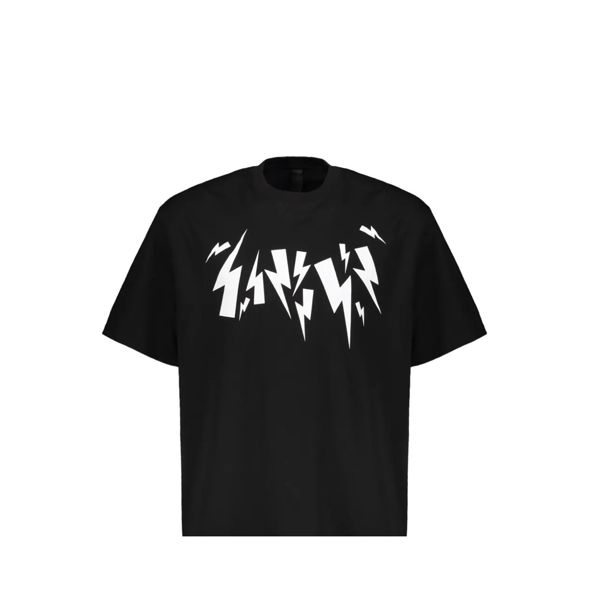 Neil Barrett Neil Barrett Graphic-Print Cotton T-Shirt — Black/White